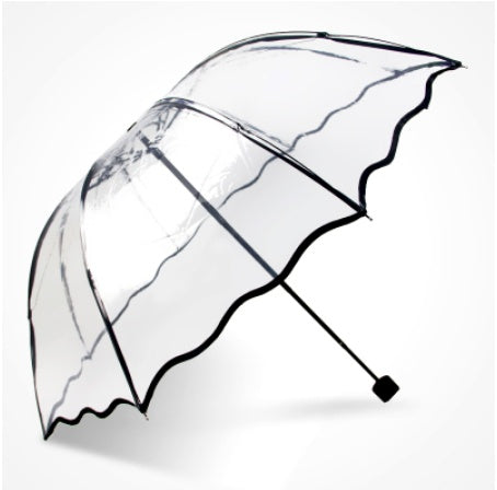 Transparent umbrella print umbrella